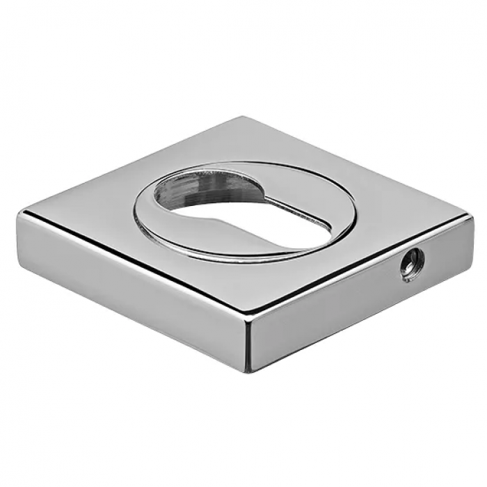 LUX-KH-S2 CRO, накладка на евроцилиндр, цвет -  хром