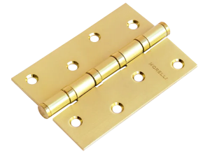 Петля стальная универсальная, MS 100X70X2.5-4BB MSG, 1шт., цвет -  мат. сатинированное золото