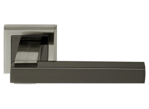 PIQUADRO, ручка дверная MH-37 SC/CP-S, на квадратной накладке, цвет - мат.хром/хром