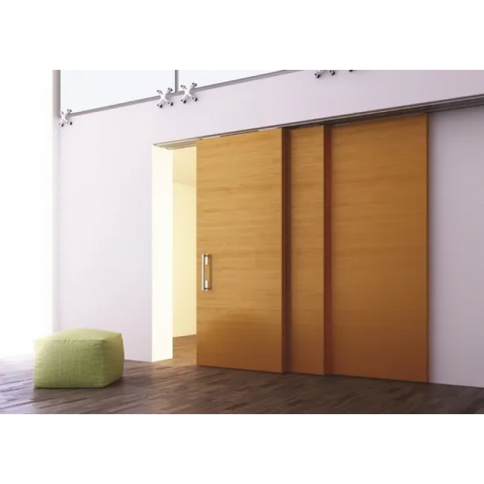 Комплект SLIDING TELESCOP две створки, вес до 60 кг, обычный стопор, на потолок