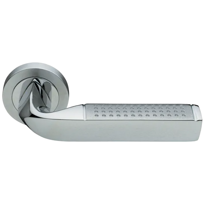 MATRIX R2 CSA/CRO, ручка дверная, цвет -  матовый хром/хром