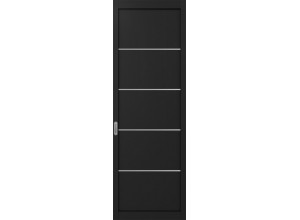 Перегородка 101АПП.11111 Антрацит/молдинг хром