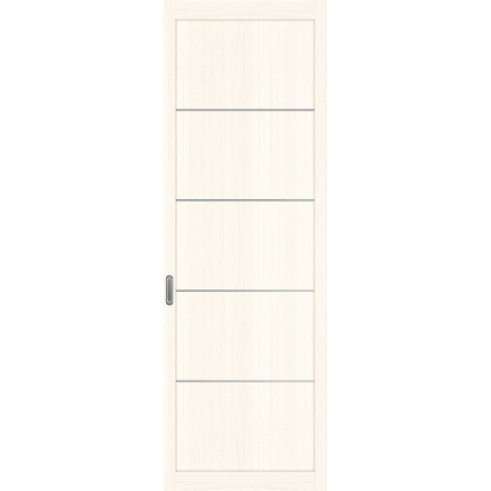 -Перегородка 101АПП.11111 Ясень светлый/молдинг хром