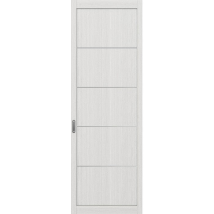 -Перегородка 101АПП.11111 Ясень серебристый/молдинг хром