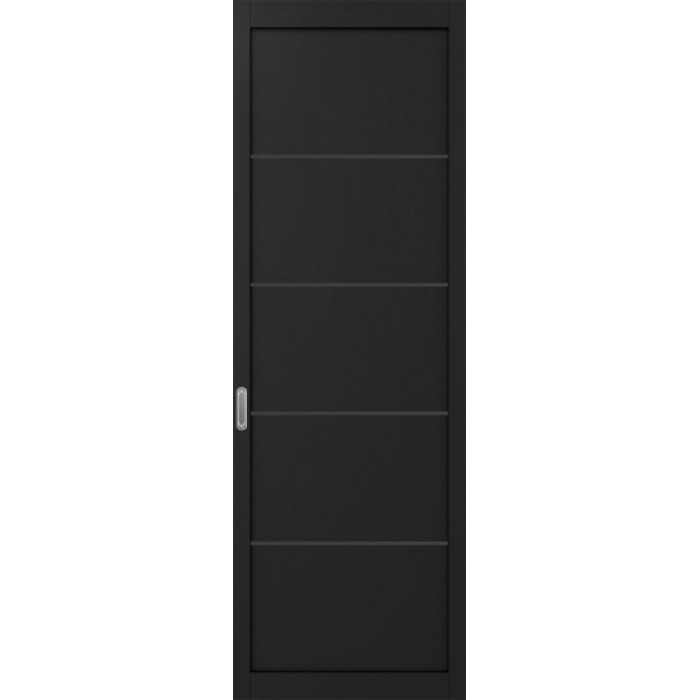 -Перегородка 101АПП.11111 Антрацит/молдинг чёрный