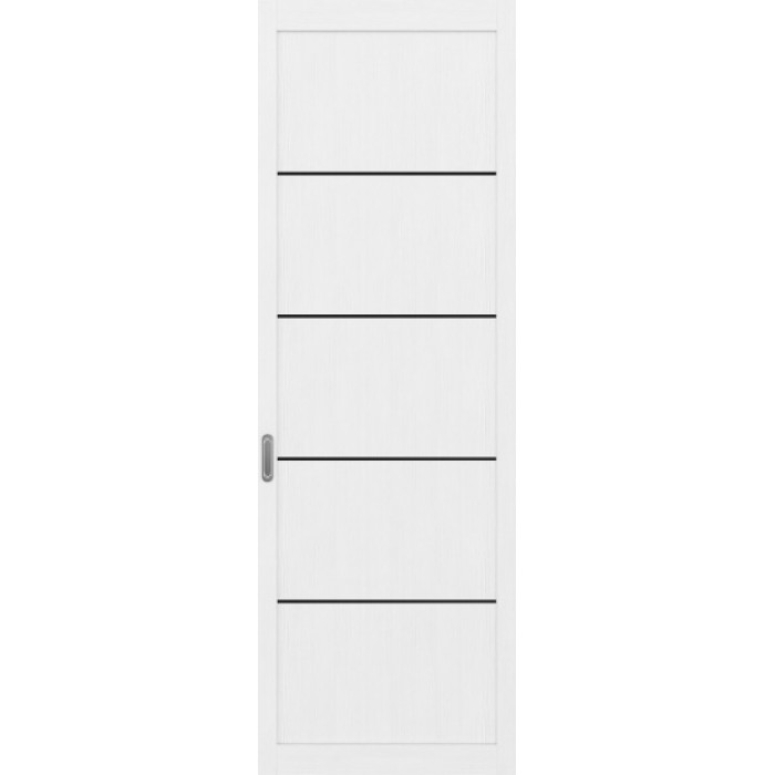 -Перегородка 101АПП.11111 Белый лёд/молдинг чёрный