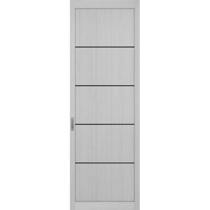 -Перегородка 101АПП.11111 Дуб серый/молдинг чёрный