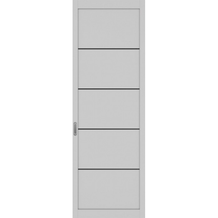 -Перегородка 101АПП.11111 Пепельный/молдинг чёрный