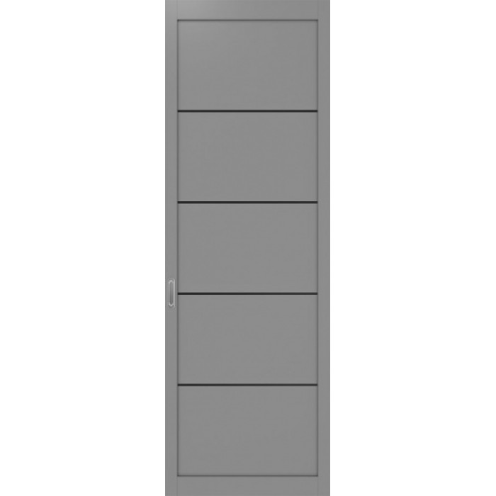 -Перегородка 101АПП.11111 Серый/молдинг чёрный