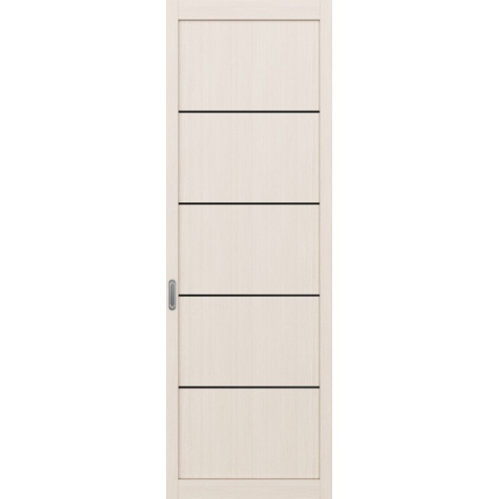 -Перегородка 101АПП.11111 Ясень перламутровый/молдинг чёрный