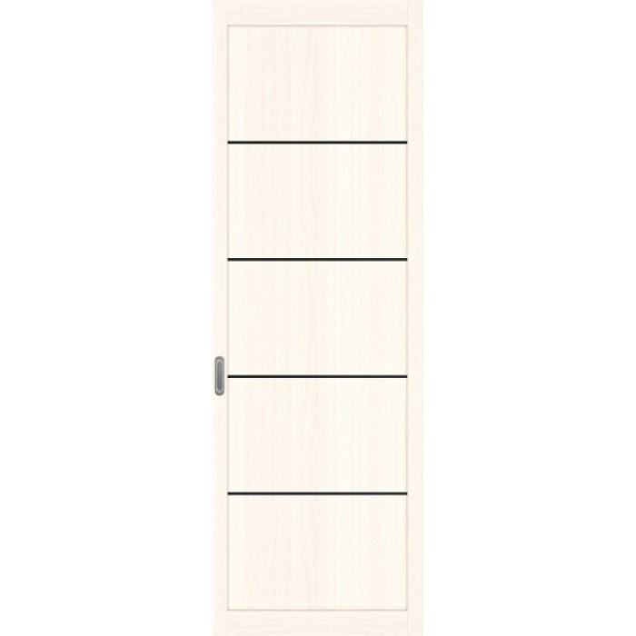 -Перегородка 101АПП.11111 Ясень светлый/молдинг чёрный