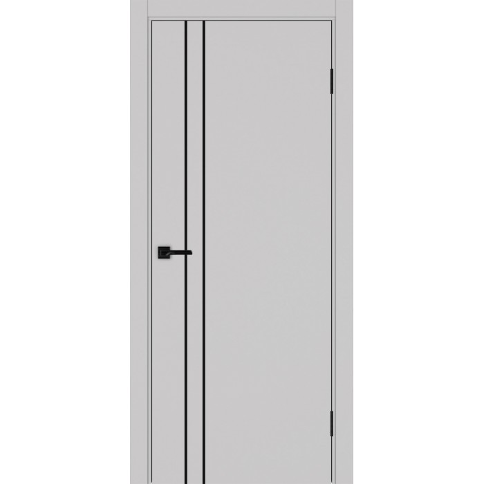 -Неаполь 205 Пепельный/молдинг чёрный