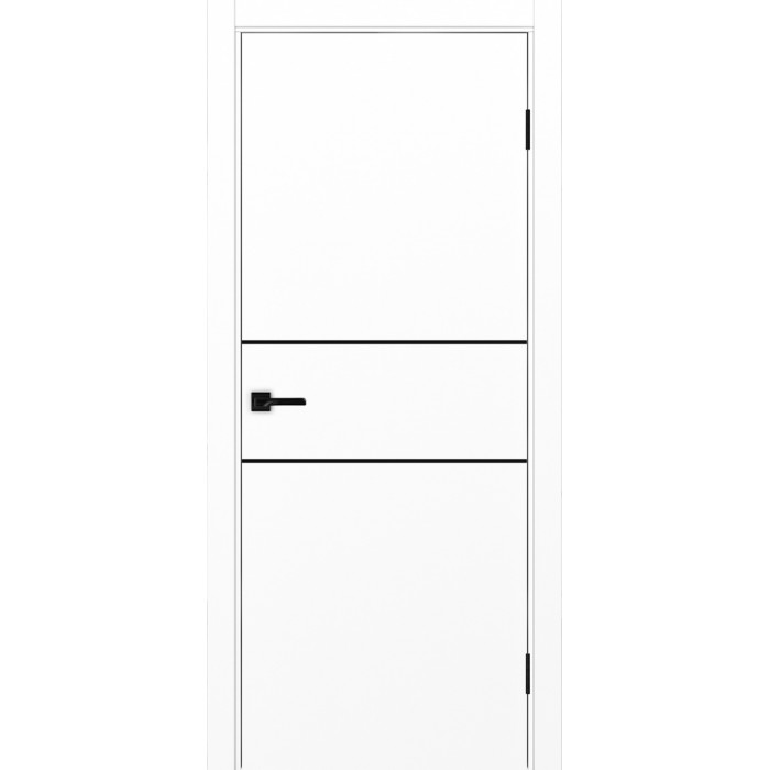 -Неаполь 203 Белый снежный/молдинг чёрный