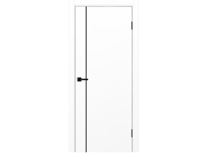 Неаполь 204 Белый снежный/молдинг чёрный