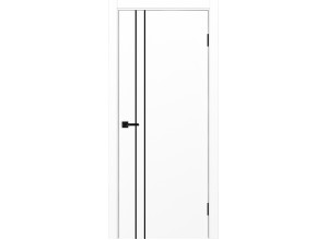 Неаполь 205 Белый снежный/молдинг чёрный