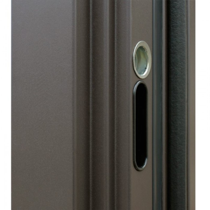 -Стальная дверь Тундра с окном (терморазрыв 3к)