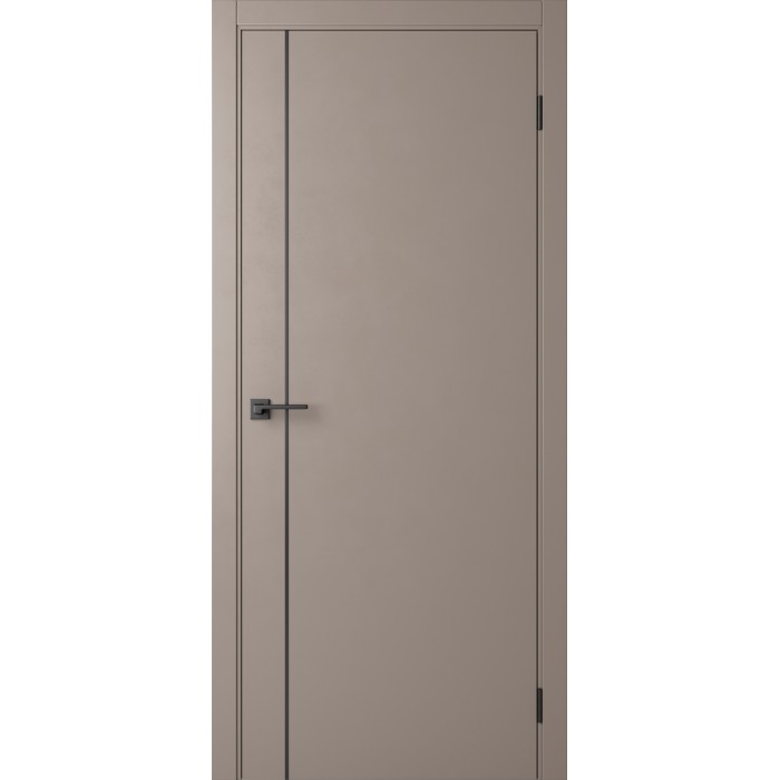 Familydoors-Centro-1 Cream (Alum Black)