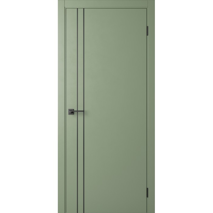 Familydoors-Centro-2 Pistachio (Alum Black)