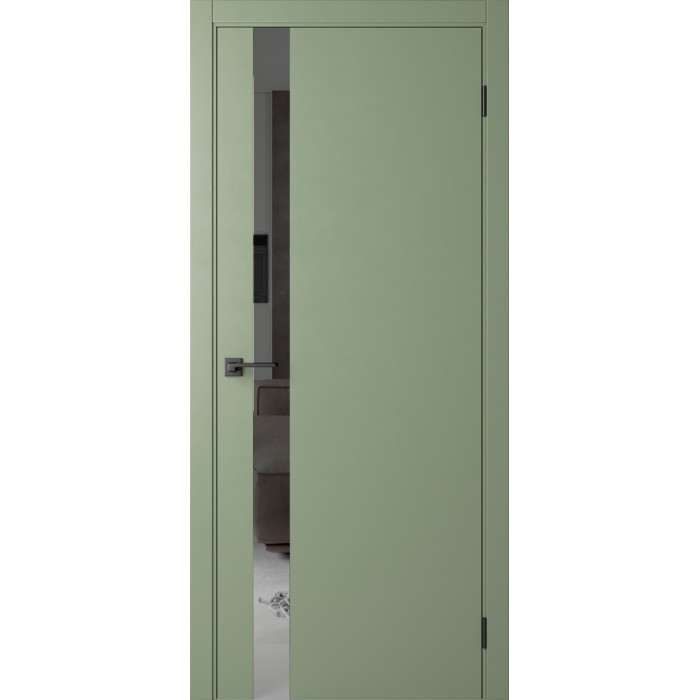 FamilyDoors-Eclipt Pistachio (Black glass)