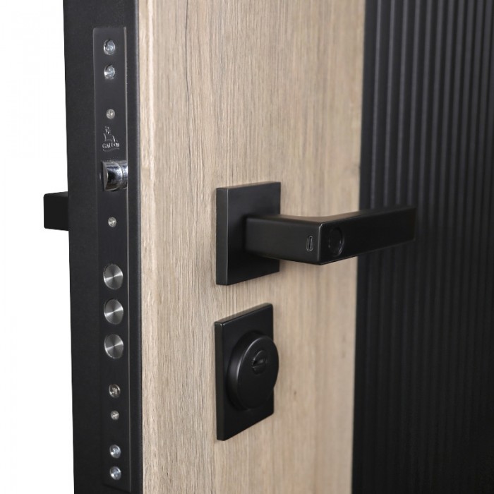 -Стальная дверь «Конструктор» с электронной ручкой