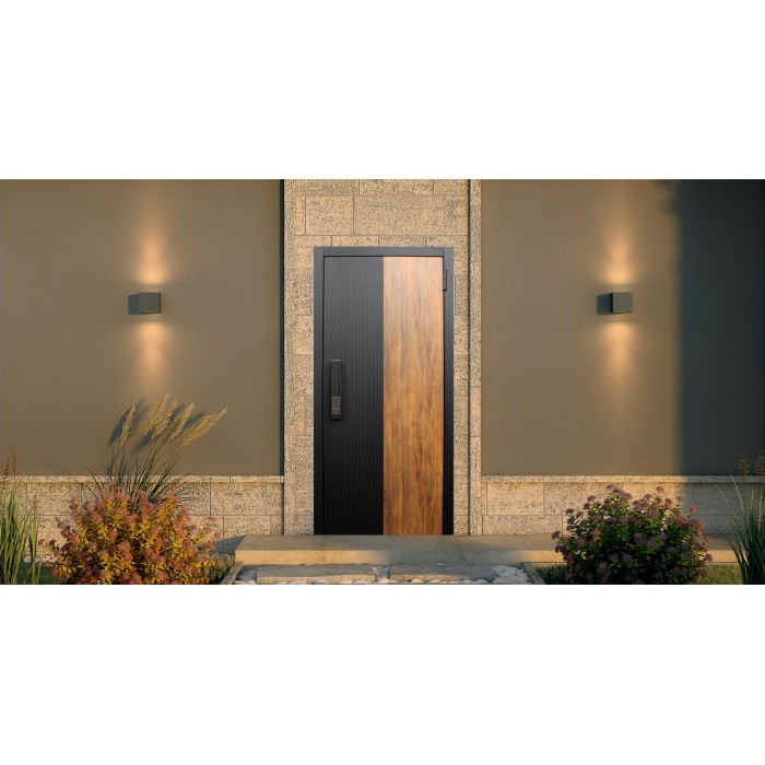 Стальная дверь "Jazz". Заказная модель.