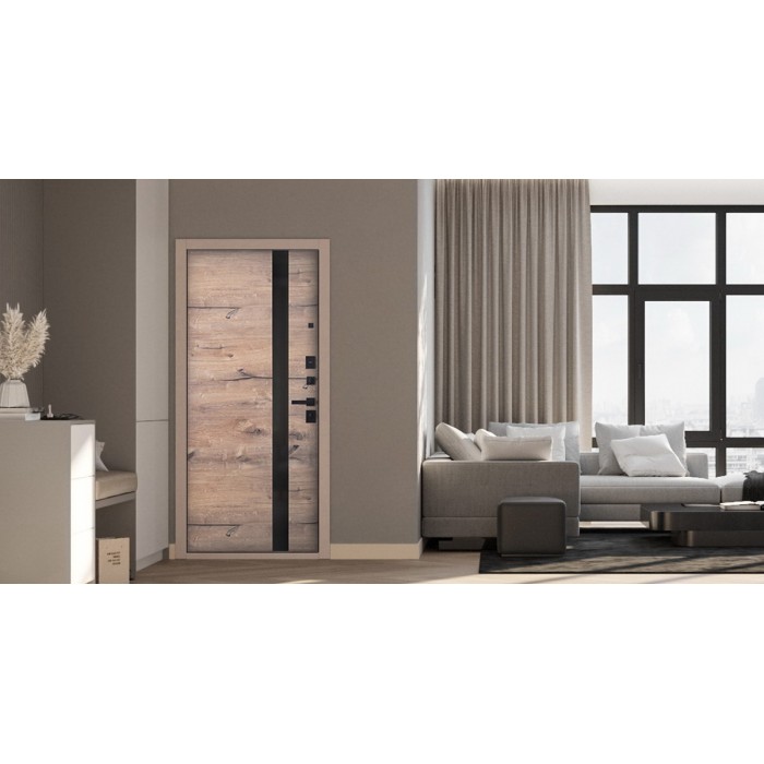 Стальная дверь "Арабика". Заказная модель.