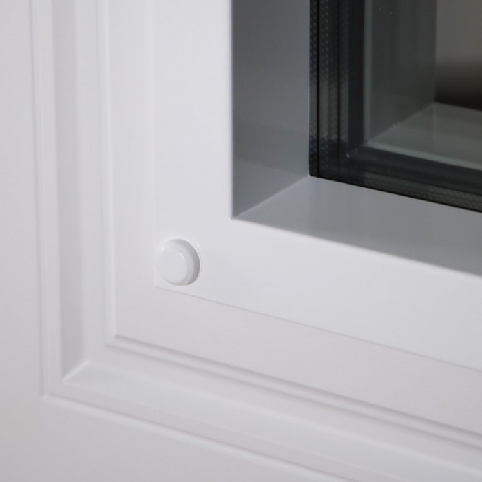 АСД-Стальная дверь Арктика с окном (терморазрыв 3к)