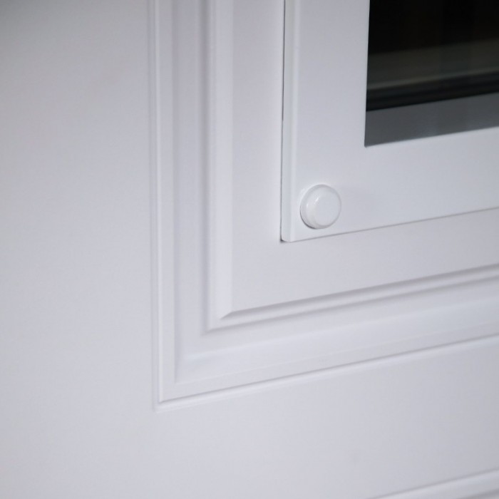 АСД-Стальная дверь Арктика с окном (терморазрыв 3к)