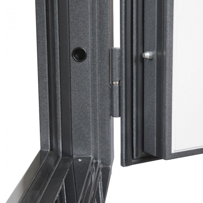 АСД-Стальная дверь Арктика с окном (терморазрыв 3к)