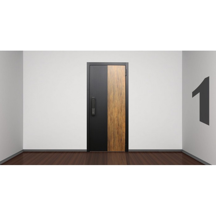 Стальная дверь "Jazz". Заказная модель.