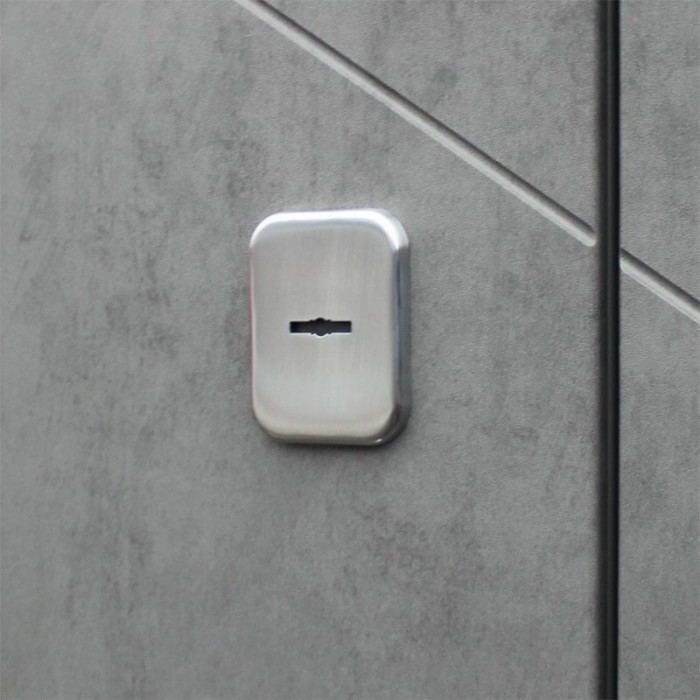 АСД-Стальная дверь Дуэт Б с зеркалом