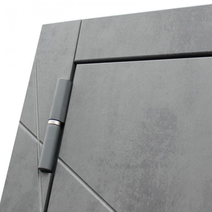 АСД-Стальная дверь Дуэт Б с зеркалом