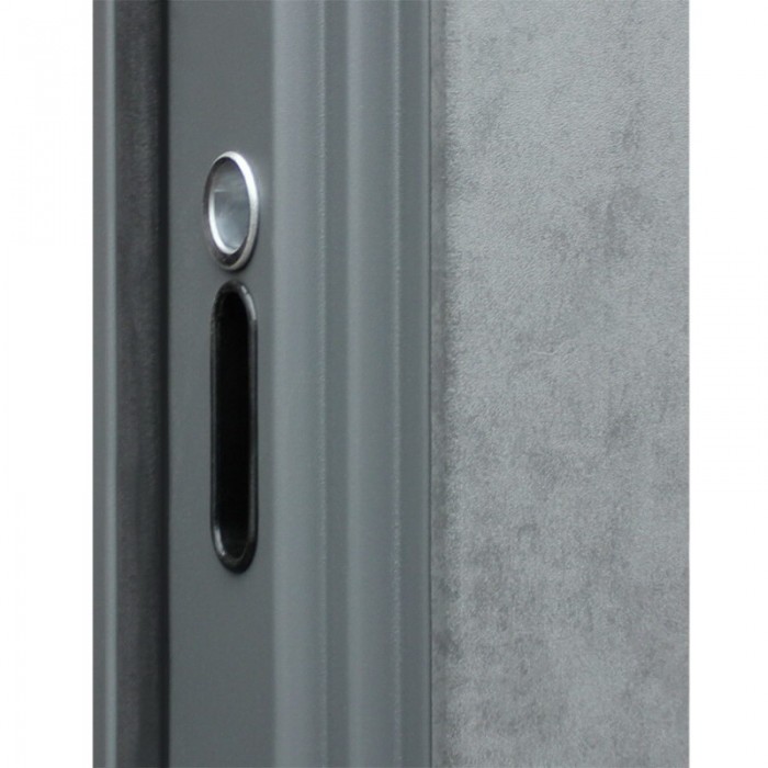 АСД-Стальная дверь Дуэт Б с зеркалом