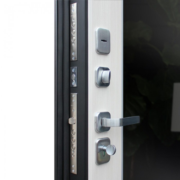 АСД-Стальная дверь Дуэт с зеркалом