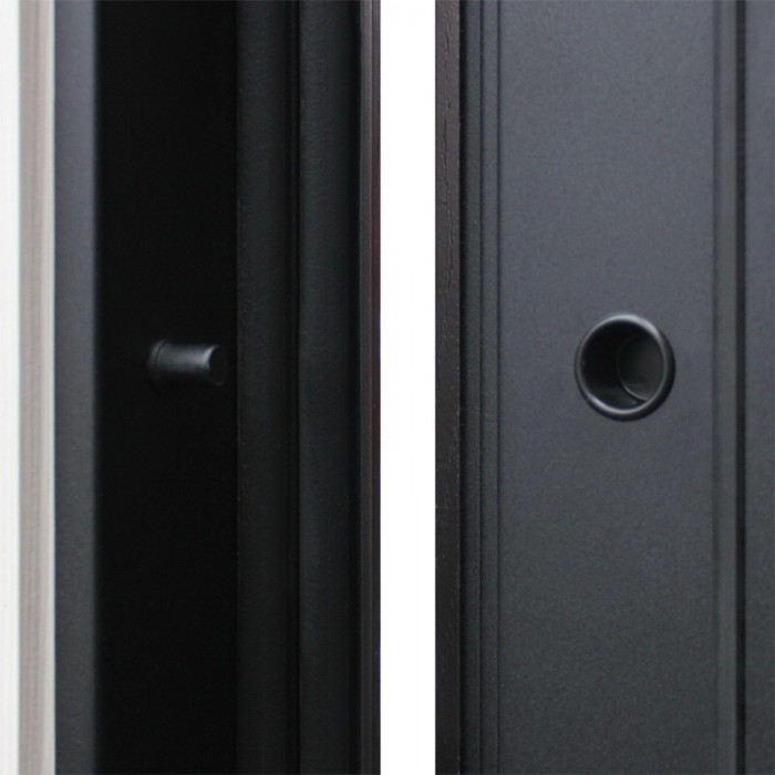 АСД-Стальная дверь Дуэт с зеркалом