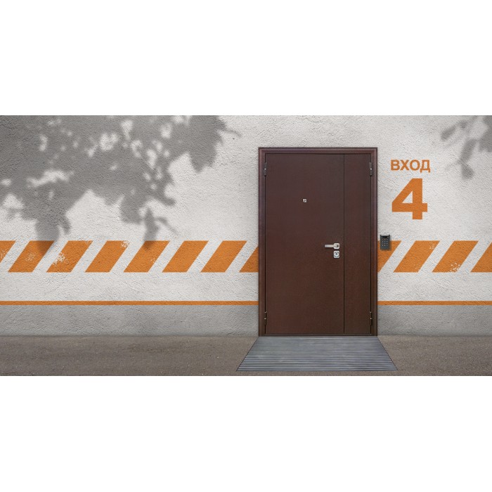 Стальная дверь "Двустворчатая NEW"