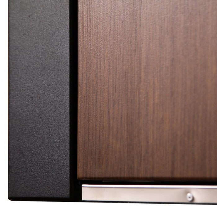 Стальная дверь "Фаворит" с матовым зеркалом. Заказная модель.