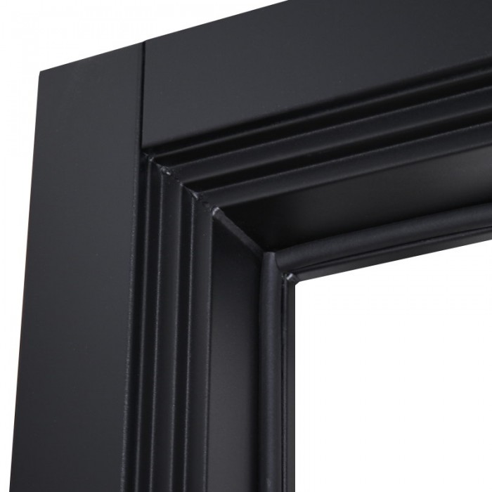 Стальная дверь "Фаворит" с матовым зеркалом. Заказная модель.