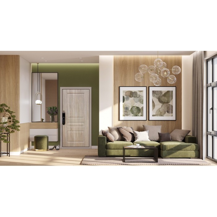 Стальная дверь "Фиджи". Заказная модель.