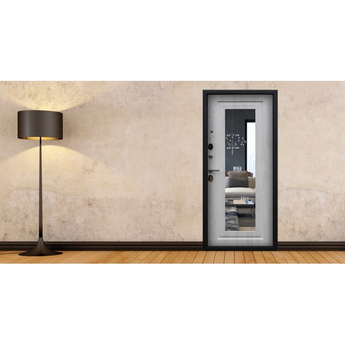 АСД-Стальная дверь Гермес NEW (Нью) с зеркалом Elit