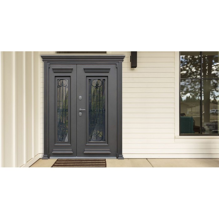 Стальная дверь "Grand Luxe" (терморазрыв). Заказная модель. 2100х1700