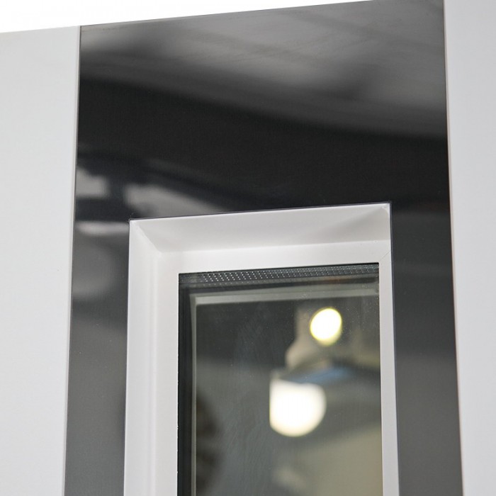 Стальная дверь "Император" с окном (терморазрыв 3к). Заказная модель.