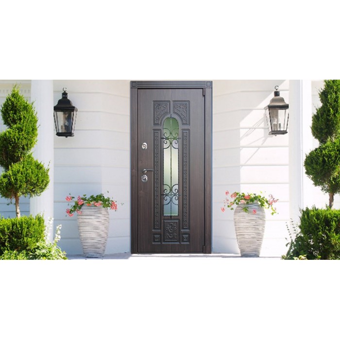 Стальная дверь "Лацио". Заказная модель.