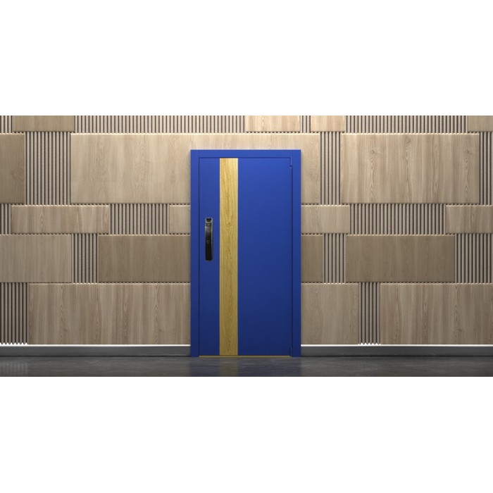 Стальная дверь "Lamborghini". Заказная модель.