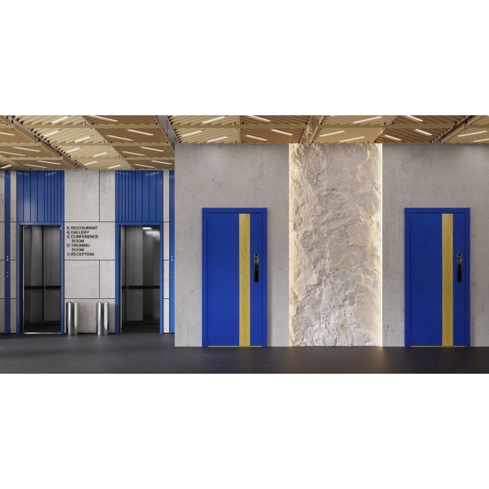 Стальная дверь "Lamborghini". Заказная модель.