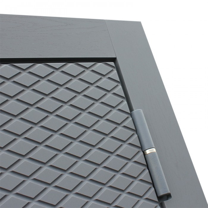 АСД-Стальная дверь Манчестер с зеркалом