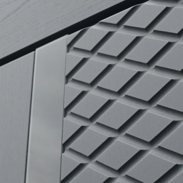 АСД-Стальная дверь Манчестер с зеркалом