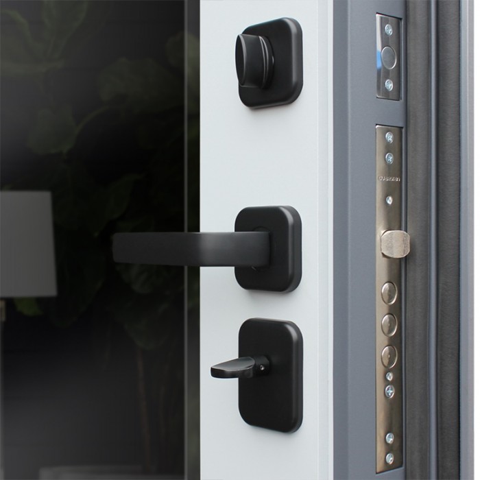 АСД-Стальная дверь Манчестер с зеркалом