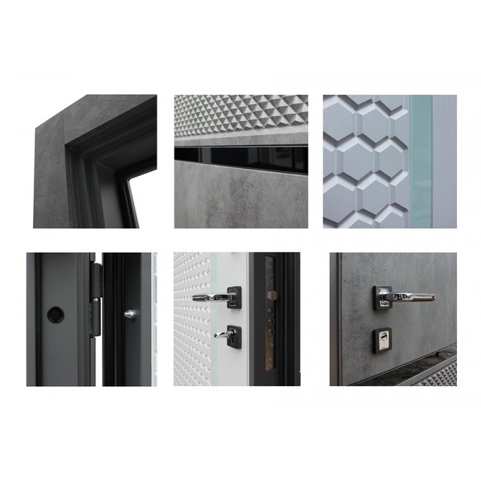 Стальная дверь "Мегаполис". Заказная модель.