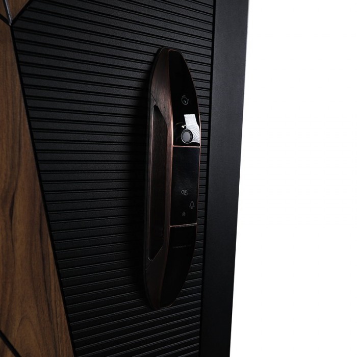 Стальная дверь "Mix". Заказная модель.